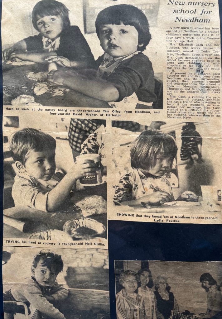 Newspaper Cutting - Nursery School